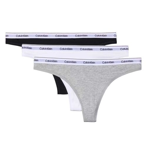Calvin Klein Modern Logo Thong 3 Pack